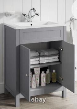 Butler & Rose Catherine Vanity Unit & Basin Matt Grey