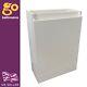 Clearance White Gloss Vanity Unit Floor Storage Cupboard Without Basin W500mm