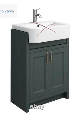 Chatsworth bathroom vanity unit basin Sink separate Green Freestanding