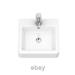 Chatswworth Bathroom/Cloakroom/Ensuite Traditional Grey Vanity Unit 425cm