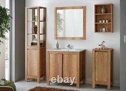 Classic Freestanding Vanity Bathroom Under Sink Unit 80cm 800 Oak Classic Oak