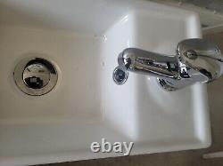Compact Bathroom Vanity Unit & Basin Sink Cloakroom 400mm Wall Hung See Pics