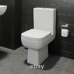 Complete Bathroom Suite L Shape LH 1600 Bath Toilet Vanity Unit Taps Shower Grey