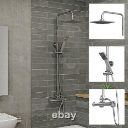 Complete Bathroom Suite L Shaped LH Bath Toilet Basin Taps Vanity Unit Shower