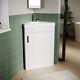 Corner Bathroom Vanity Unit 560mm White Gloss Sink Resin Basin Storage Cabinet