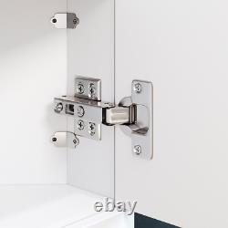 Corner Bathroom Vanity Unit White Matt Gloss Sink Basin Storage Cabinet WC 560mm