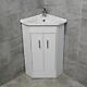 Corner Vanity 2 Door Basin Sink Unit + Rak Series 600 Compact Toilet Cloakroom