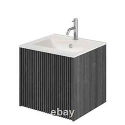 Crosswater Limit Vanity Unit 500mm anthracite with basin LM5000DSTAN