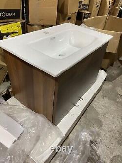 Crosswater bathroom vanity unit with sink