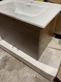 Crosswater bathroom vanity unit with sink