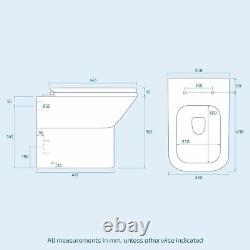 Debra 1100 mm P-Shape Grey LH Basin Vanity Unit + Toilet Pan Bathroom Furniture