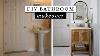 Diy Bathroom Makeover On A Budget Extreme Small Bathroom Makeover