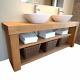 Double Sink Bathroom Vanity Unit, Perfect For Any Modern Home. Rustic Style