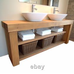 Double Sink bathroom vanity unit, Perfect for any modern home. Rustic style