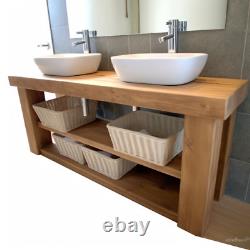 Double Sink bathroom vanity unit, Perfect for any modern home. Rustic style