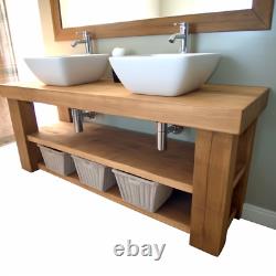 Double Sink bathroom vanity unit, Perfect for any modern home. Rustic style