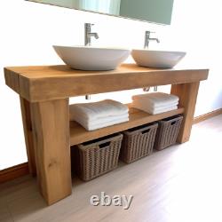 Double Sink bathroom vanity unit, Perfect for any modern home. Rustic style