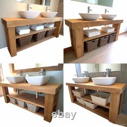 Double Sink bathroom vanity unit, Perfect for any modern home. Rustic style
