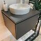 Duravit L Cube 620mm Grey Wall Hung Vanity Unit With Countertop And Basin
