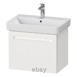 Duravit No. 1 590mm Wall-Mounted Vanity Unit with Drawer Matt White