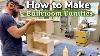 Easy Bathroom Vanity Build How To Build Floating Cabinets