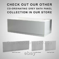 Edon Grey Bathroom 2 Door Storage Vanity Unit Basin 600mm Cabinet Furniture