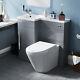 Ellen 900mm Light Grey Wc Flat Pack Vanity Unit Sink Toilet Suite Flat Pack