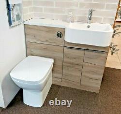 Ex-Display Linea Oak Vanity Suite Complete 1000mm