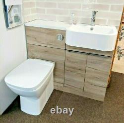 Ex-Display Linea Oak Vanity Suite Complete 1000mm