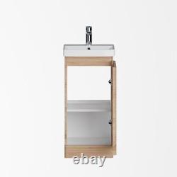 Floor Standing Bathroom Vanity Unit & Basin Sink Storage Furniture Cabinet 400mm