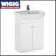 Gloss White Ikoma 650mm Vanity Unit And Basin Bathroom Furniture