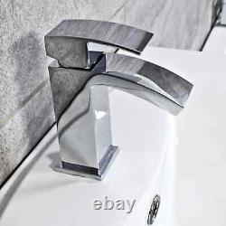Grey Ash Finish Vanity Basin Sink Unit 550mm Bathroom Storage Cupboard 2 Door