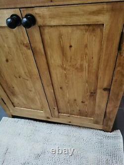 Handmade Rustic Bathroom Vanity Unit Bespoke Freestanding IMMEDIATE DELIVERY