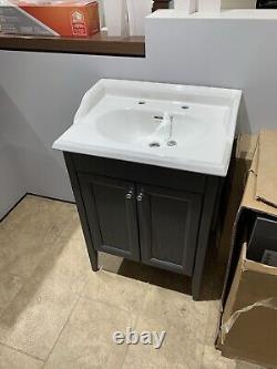 Heritage Caversham Vanity Unit and basin grey