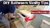 How To Install A Bathroom Vanity With Shelving Avoiding Mistakes