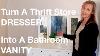 How To Turn A Thrift Store Dresser Into A Bathroom Vanity Anoregoncottage Com