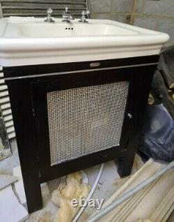 Imperial Harmony Vanity Unit vintage basin Black mesh stand rrp £600