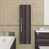 L Shape Basin Vanity Btw Toilet Bathroom Furniture Suite Bath Panel Calm Grey