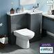 Manifold Bathroom Rh White Basin Sink Vanity Unit Wc Back To Wall Toilet 900mm