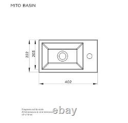 Mito Dove Grey Wall Hung Vanity Unit + Basin