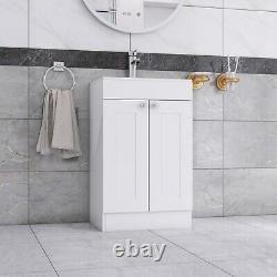 Modern 500mm Furniture Vanity Unit and Basin Sink Bathroom Cloakroom Unit UK