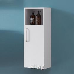 Modern Bathroom Vanity Unit with Basin Sink Storage Cabinet Furniture 600 White