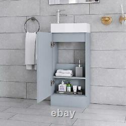 Modern Furniture Vanity Unit 400mm and Basin Sink Bathroom Cloakroom Unit UK