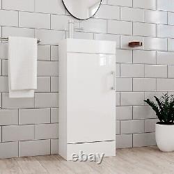 Modern Furniture Vanity Unit and Basin Sink Bathroom Cloakroom Unit 400mm UK