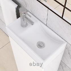 Modern Furniture Vanity Unit and Basin Sink Bathroom Cloakroom Unit UK 400mm