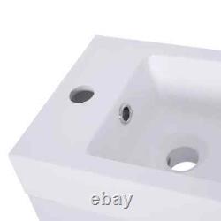 Modern Under Basin Sink Bathroom Vanity Unit Ceramic Cloakroom Storage Cabinet