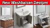 Modern Washbasin Cabinet Design Wallmount Sink Vanity Unit Cabinet Design Bathroom Storage