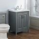 Nes Home Chiltern 600mm Bathroom Traditional Basin Vanity Cabinet Unit Grey