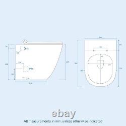 Nes Home Grey 1100 mm Bathroom Basin Vanity Unit & Back To Wall WC Toilet