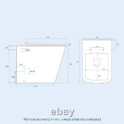 Nes Home Grey 1100 mm Vanity Unit and BTW WC Toilet LH Basin Sink Cabinet